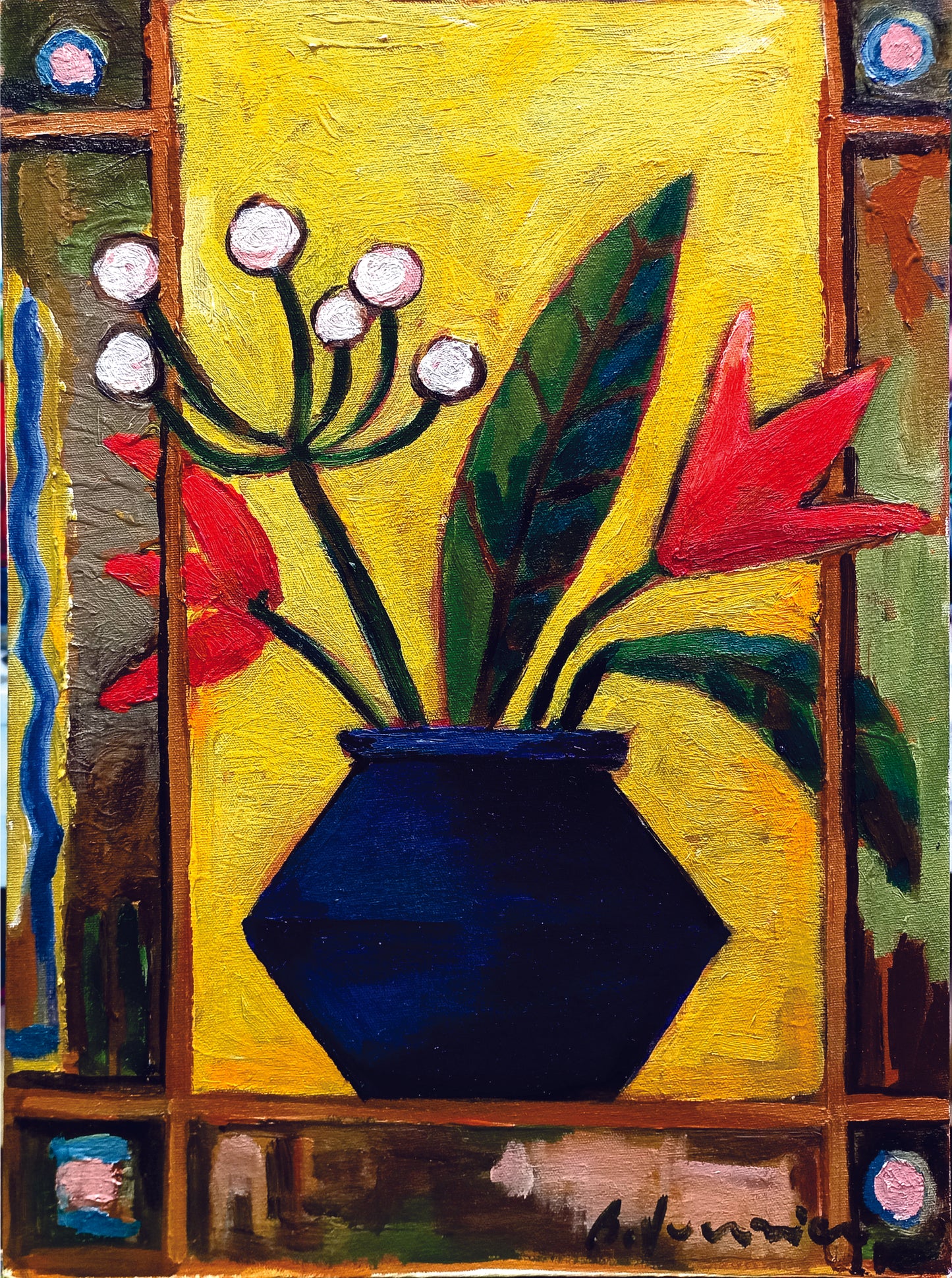 Vaso Azul II